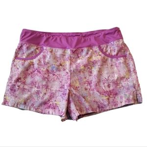 RBX Athletic Shorts Size XL Purple Lined Workout